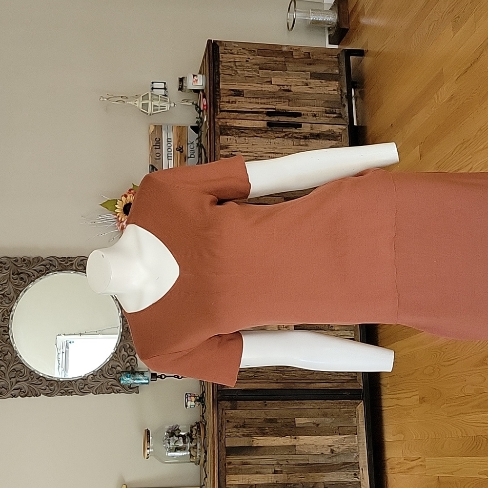 Peruvian Connection Copper Bolinas V-neck short sleeve top and matching … - Picture 2 of 16
